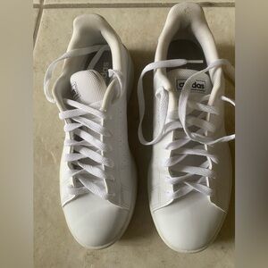 Adidas White Perforated Sneakers